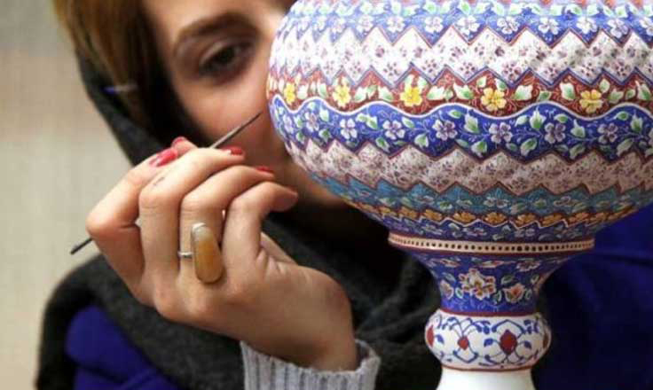 Iranian Handicrafts Shopping 